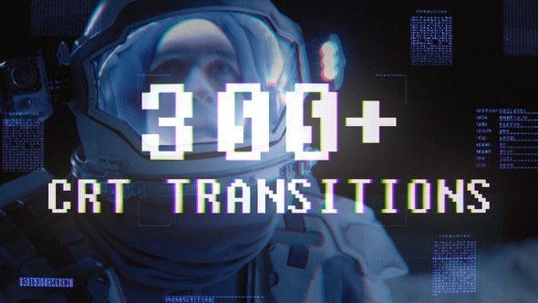 Videohive CRT Transitions Elements template preview