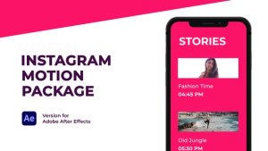 Videohive Modern Motion Pack for Instagram Broadcast-packages template preview