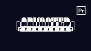 Animated Typography for Premiere Pro Premiere Pro template preview