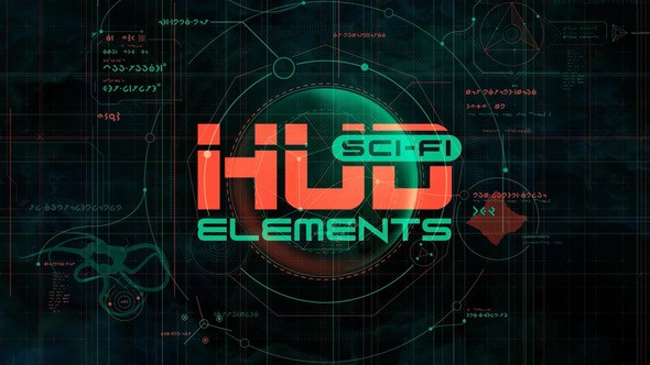 Videohive Sci-fi HUD Elements Infographics template preview