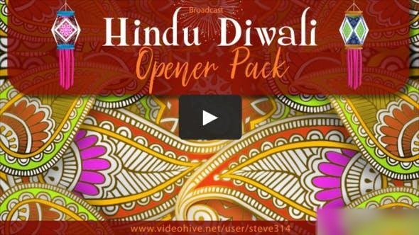 Videohive Hindu Diwali Opener Pack Openers template preview