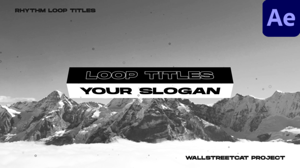 Videohive Rhythm Loop Titles Titles template preview