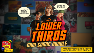 Videohive Mini Comic Bundle - Lower Thirds Elements template preview
