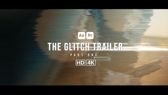 Videohive The Glitch Trailer Openers template preview