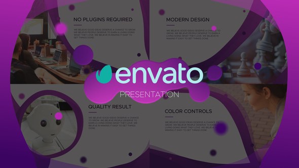 Videohive Wave Presentation Video Displays template preview