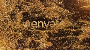 Videohive Gold Luxury Elegant Shine Blow Particles Logo Logo Stings template preview