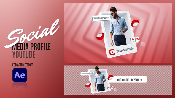 Videohive Social Media Profile - Youtube 48110513 Elements template preview