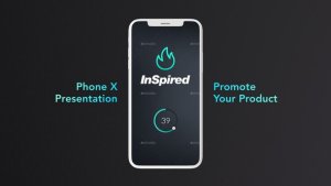 Phone X Promo Video Displays template preview