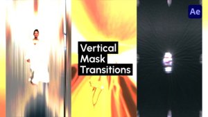 Videohive Vertical Mask Transitions Broadcast-packages template preview