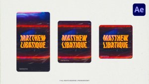 Videohive Vertical Neon Film Logo Logo Stings template preview