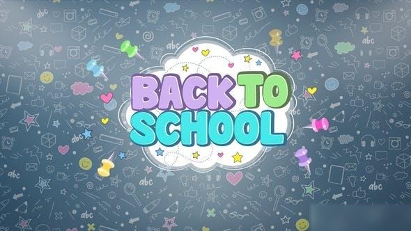 Videohive 4K Back To School Opener Openers template preview