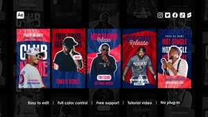 Videohive Music Club Instagram Reels 46100853 Product Promo template preview