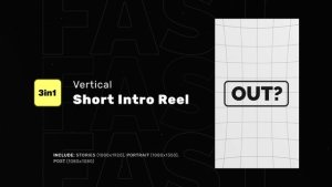 Videohive Vertical Short Intro Reel Openers template preview