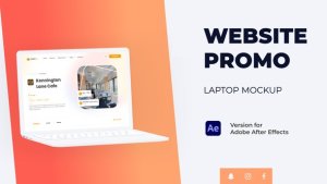 Videohive Colorful Website Promo - Laptop Mockup Product Promo template preview