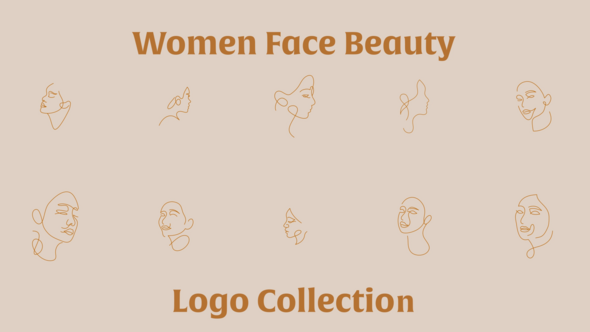 Videohive Beauty Women Face Logo Logo Stings template preview