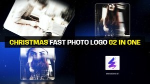 Videohive Christmas Fast Photo Logo Logo Stings template preview