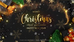 Videohive Merry Christmas Text Reveal 2026 Openers template preview