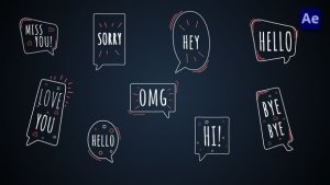 Videohive Feeling Expressions Bubbles [After Effects] Titles template preview