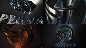 Videohive Clean Elegant 3D Logo Reveal Logo Stings template preview