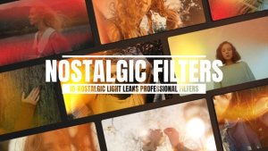 Videohive Nostalgic Light Leaks Professional Filters Elements template preview