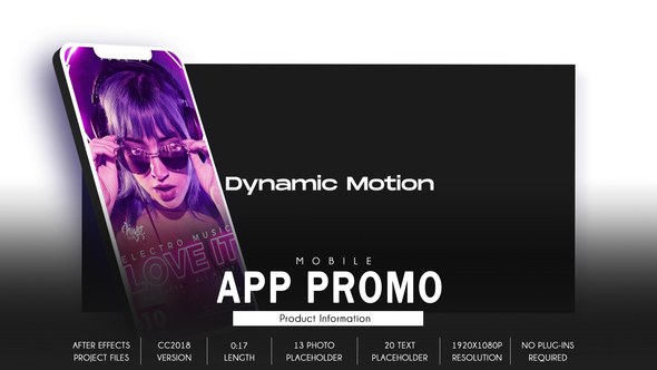 Videohive Mobile App Promo - Dynamic Fast B102 Product Promo template preview