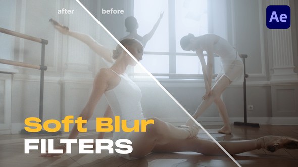 Videohive Soft Blur Overlays Elements template preview