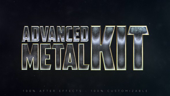 Videohive Advanced Metal Kit Titles template preview