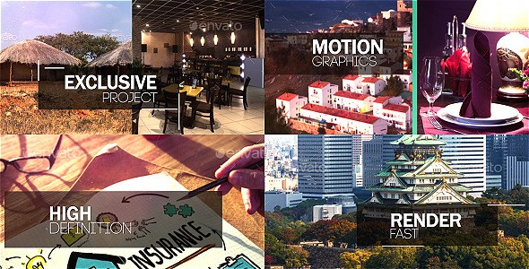 Videohive Dynamic Show Video Displays template preview