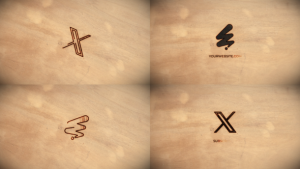 Videohive Logo Burnt Wood for After Effects Logo Stings template preview