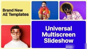Videohive Multiscreen Slideshow Collective Openers template preview