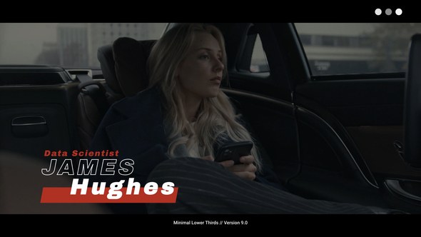 Videohive Minimal Lower Thirds | AE 51278641 Titles template preview