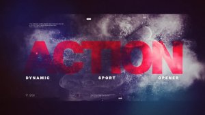 Dynamic Sport Opener Video Displays template preview