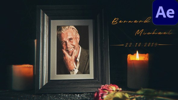 Videohive Funeral Memorial 50079423 Video Displays template preview