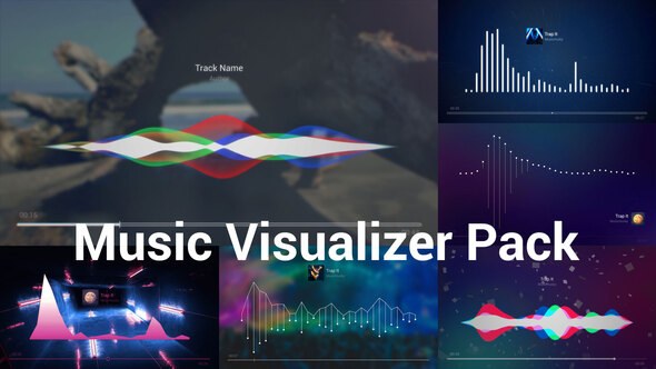 Music Visualizer Pack Video Displays template preview