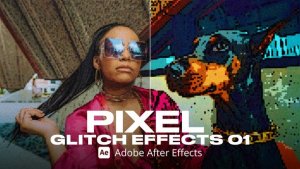 Videohive Pixel Glitch Effect 01 Ae Elements template preview
