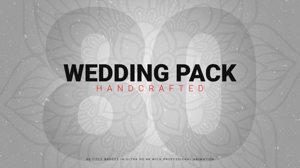 Videohive Wedding Pack 80+ Handcrafted Titles template preview