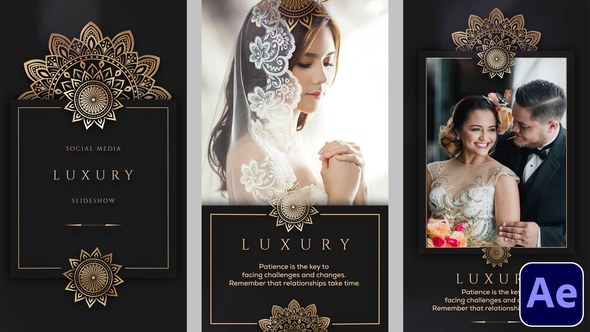 Videohive Luxury Social Media Slideshow Product Promo template preview