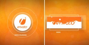 Bright Ident (Circle and rectangle) Video Displays template preview