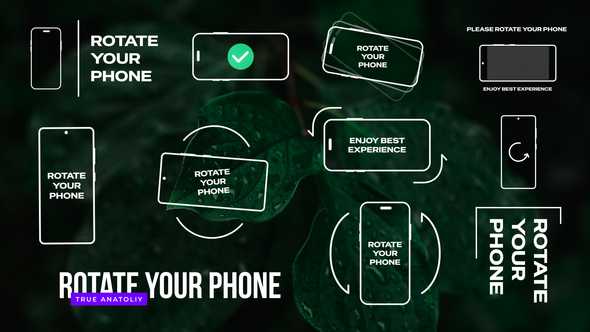 Videohive Rotate Your Phone | Rotate phone Video Displays template preview