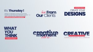 Videohive Animated Titles 58810285 Titles template preview