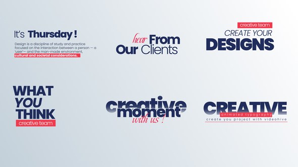 Videohive Animated Titles 58810285 Titles template preview
