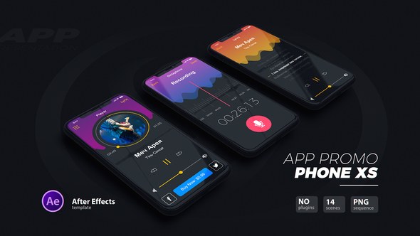 Videohive App Promo // Phone Xs Product Promo template preview