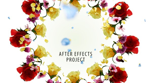 Videohive Flowers Dance Logo Stings template preview