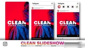 Videohive Instagram Clean Promo Openers template preview