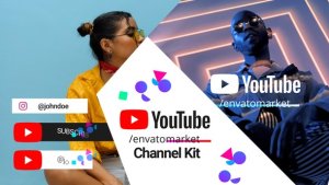 Videohive Youtube Channel Kit Broadcast-packages template preview