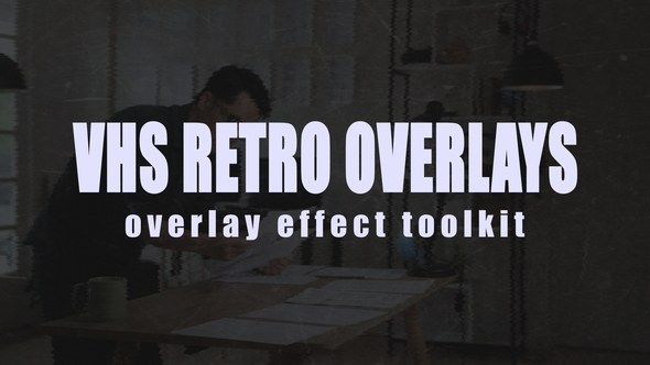 Videohive VHS Retro Film Frame Overlays Elements template preview