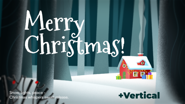 Videohive Christmas Invite Loop Titles template preview