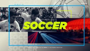 Videohive Soccer Logo Opener Logo Stings template preview