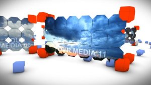 Videohive Crazy Metal Boxes Video Displays template preview