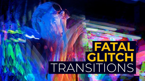 Videohive Fatal Glitch Transitions | After Effects Elements template preview